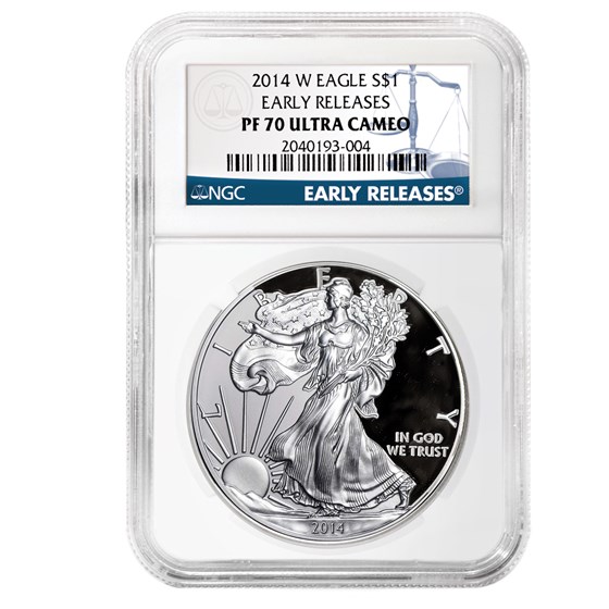 2014-W Proof Silver American Eagle PF-70 NGC (Early Releases) 2014-W Proof Silver American Eagle PF-70 NGC (Early Releases)